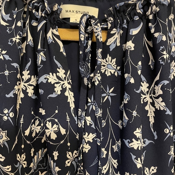 Flouncy Blue Floral Dress S - Picture 4 of 6